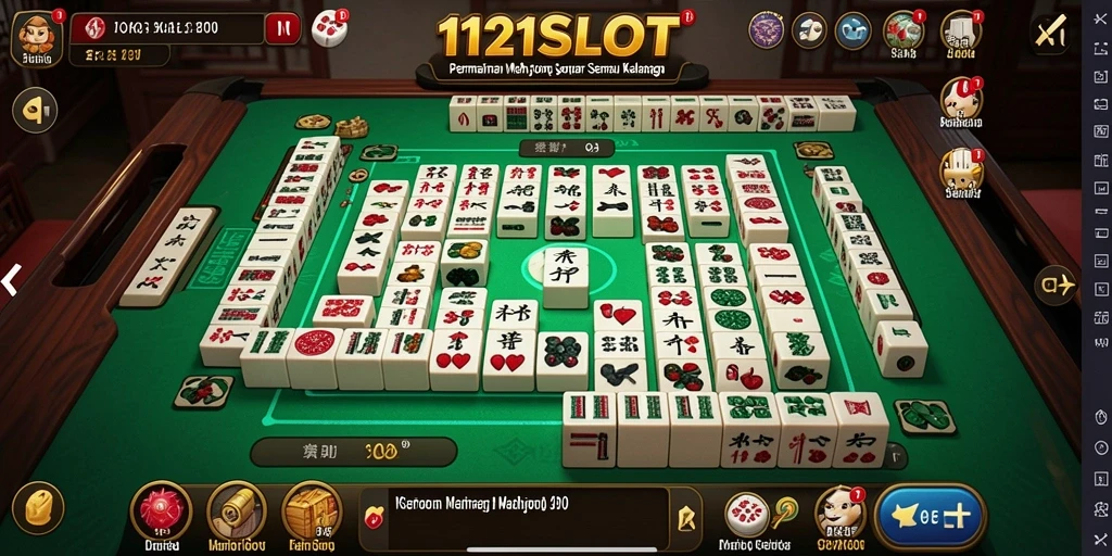 Gameplay menarik di 1121SLOT yang penuh strategi Mahjong.