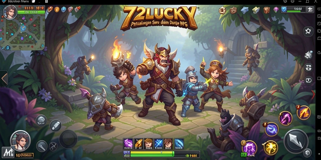 Gameplay seru dan interaktif di 72LUCKY.