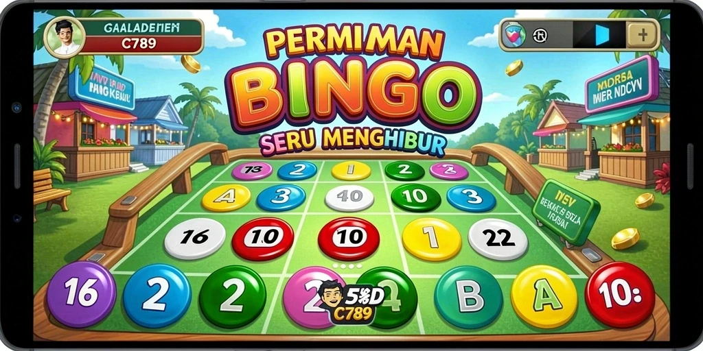 Tampilan menarik dari gameplay Bingo C789 yang mengasyikkan.