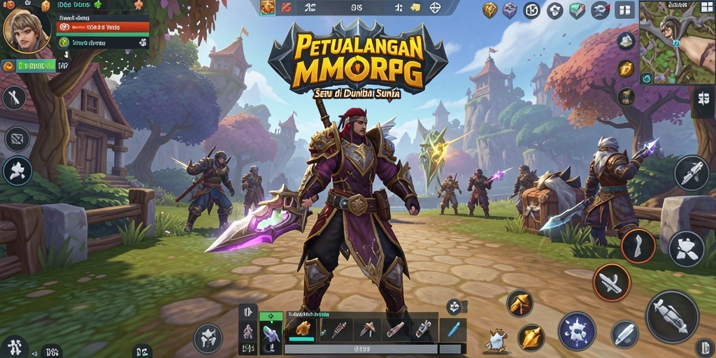 Screenshot ID66 menampilkan aksi seru dalam gameplay MMORPG.