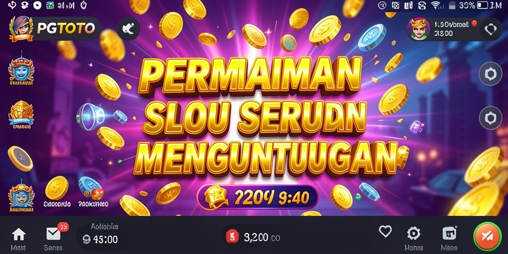 Tampilan menarik dari gameplay Slot PGTOTO yang mendebarkan.