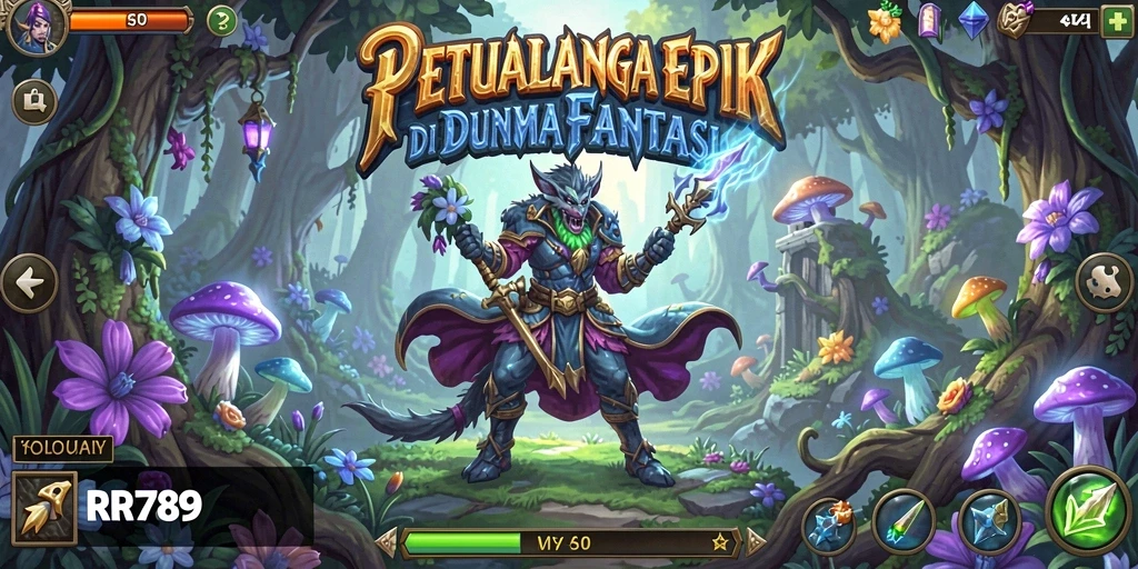 Screenshot gameplay yang menunjukkan petualangan mendebarkan di RR789.