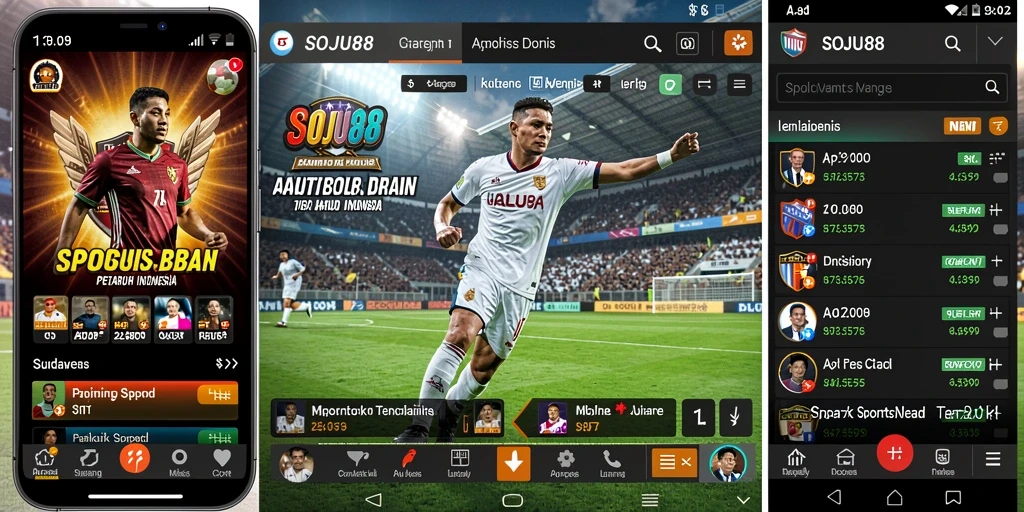 Screenshot gameplay Sportsbook SOJU88 yang menarik dan interaktif.